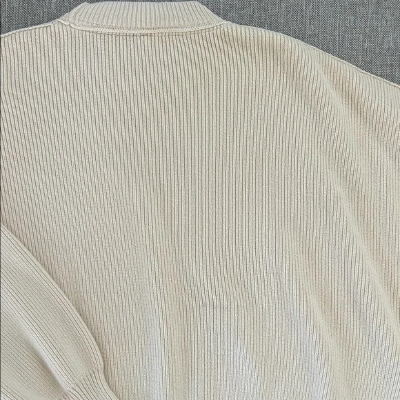 Free People Ivory Ribbed Knit Top - Picture 3 of 3